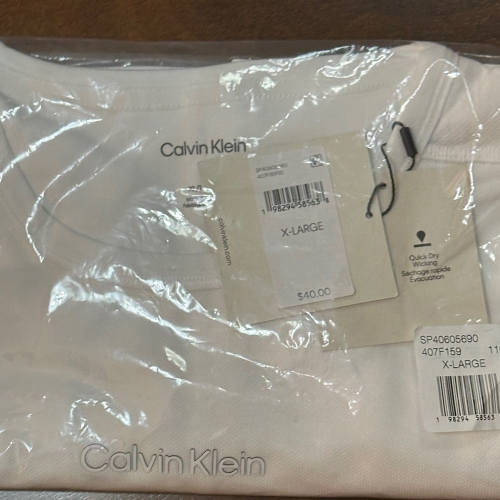 Calvin Klein Sport White Tank - Picture 2 of 5